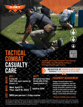 Load image into Gallery viewer, Tactical Combat Casualty Care (TCCC) - 2 Day Course